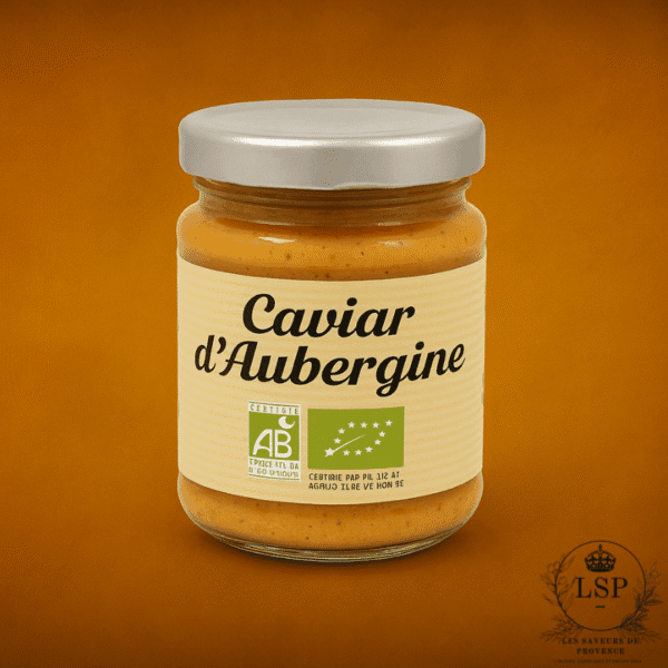 caviar d'aubergines bio en pot 90g
