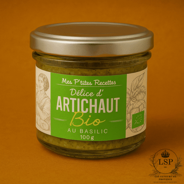 délice d'artichaut au basilic en pot