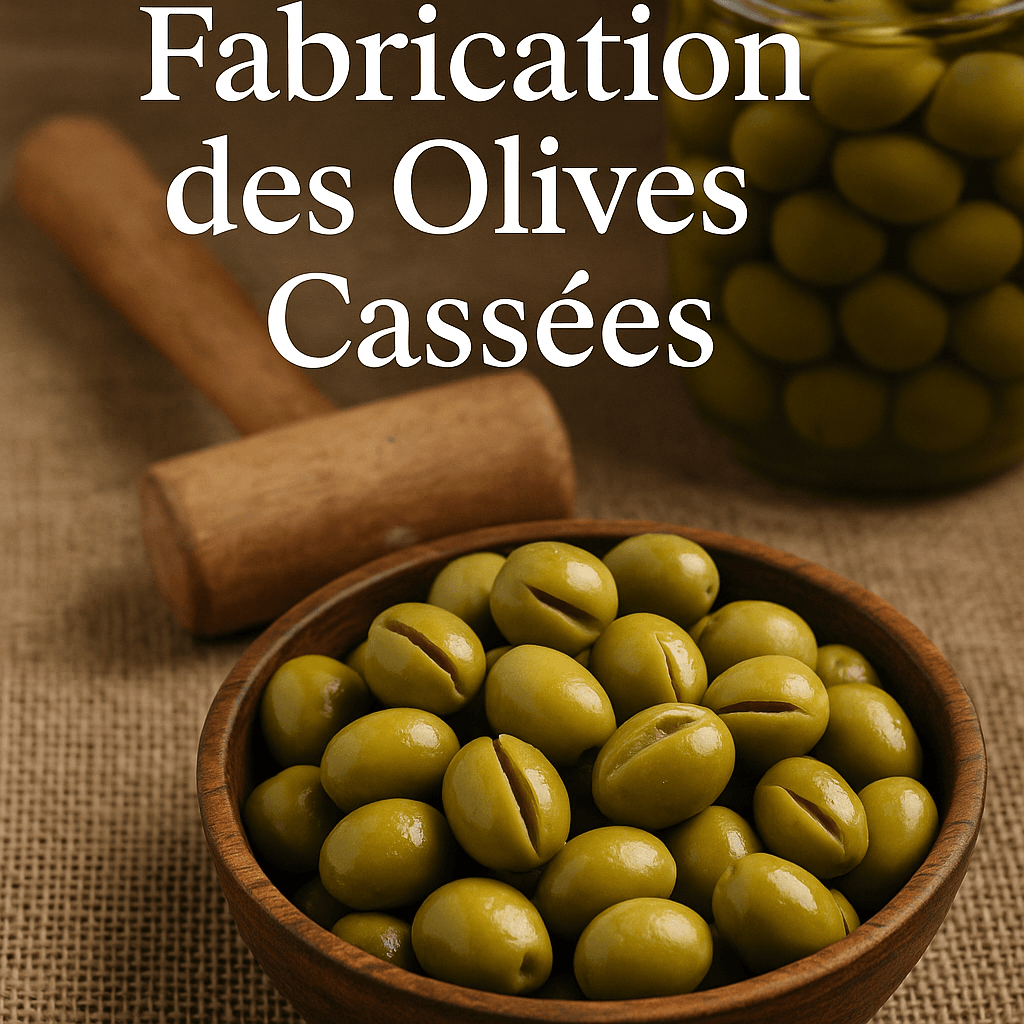 fabrication des olives cassées
