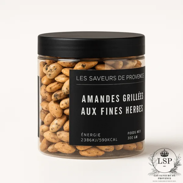 Amandes aux fines herbes torréfiées Les Saveurs de Provence
