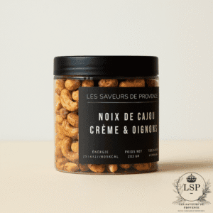 noix de cajou crème et oignons