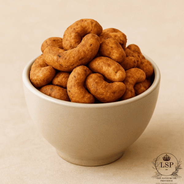 noix de cajou crème et oignons