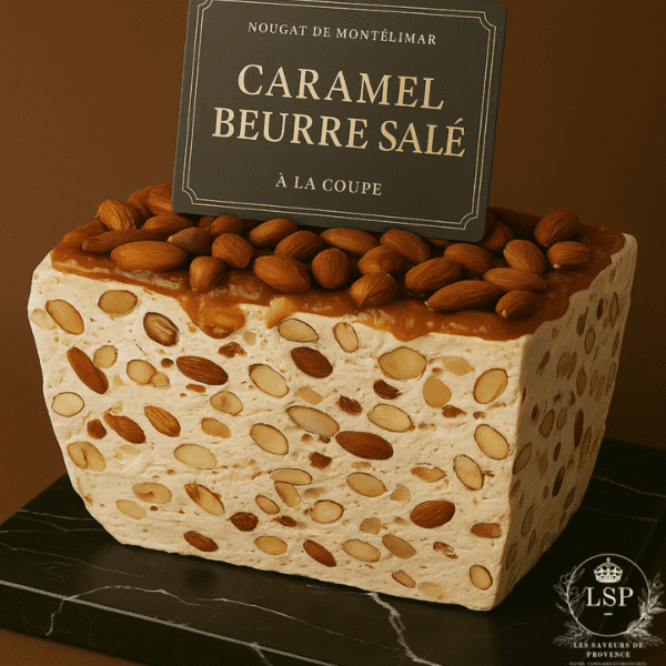 nougat de montélimar au caramel beurre salé