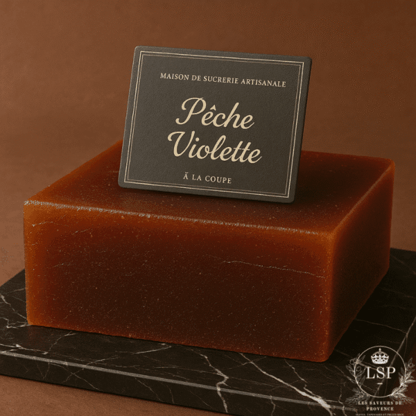 pâte de fruit artisanale pêche violette