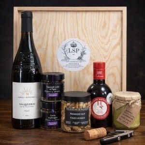 coffret gourmand provence avec vin et spécialités artisanales