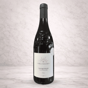 Vacqueyras Rouge bio Odette Famille Manganelli bouteille vin rouge Rhône Sud