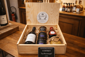 coffrets de produits provençaux artisanaux pour apéritif