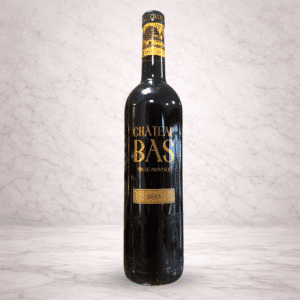 Bouteille Coteaux d'Aix-en-Provence rouge bio 2023 Château Bas Grenache Syrah terroir gallo-romain Vernègues