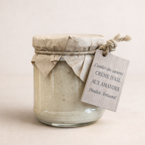 Crème d'ail aux amandes artisanale L'Atelier des Saveurs Carçès Var